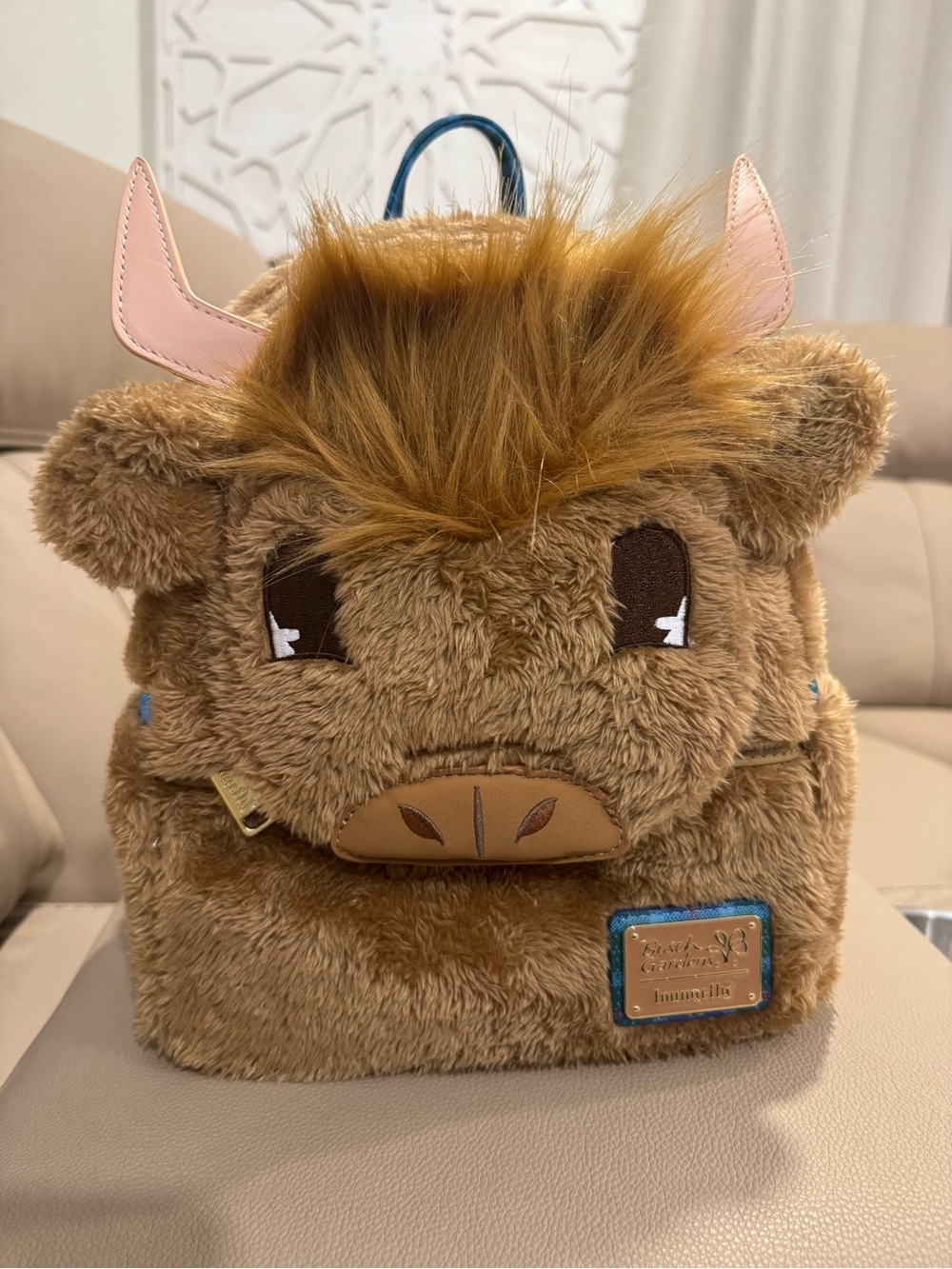 Loungefly exclusive Highland Cow Busch Gardens